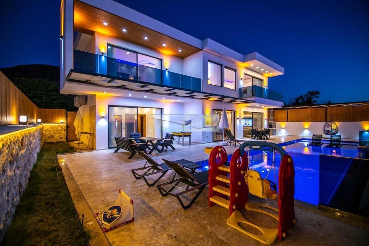 Villa Lycian-Kalkan 3 Bedroom-2 Jakuzzies-Sauna-Turkish Hamam-Huge Private Pool&lovely garden Kaş Luaran gambar