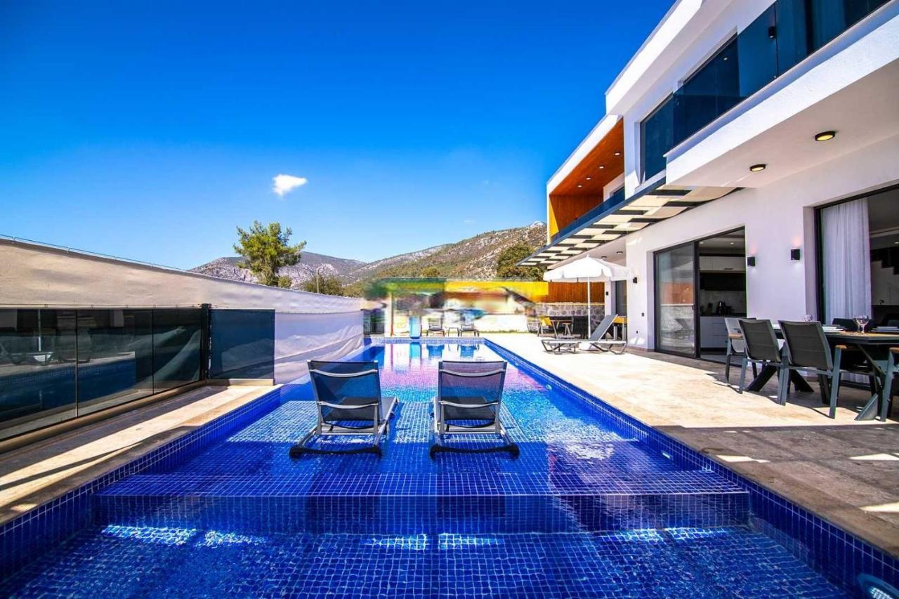 Villa Lycian-Kalkan 3 Bedroom-2 Jakuzzies-Sauna-Turkish Hamam-Huge Private Pool&lovely garden Kaş Luaran gambar